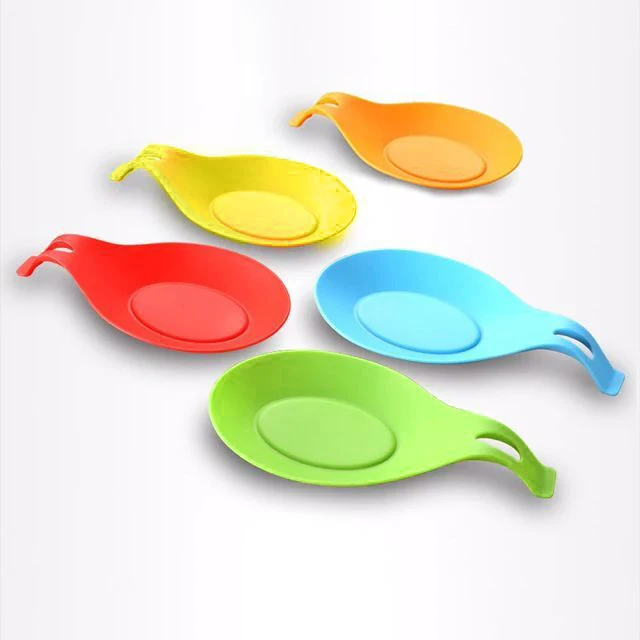 Silicone Spoon Mat High Temperature Resistant Spoon Pad Put Spoon Rest Tools Home Living Kitchen Gadgets Tools