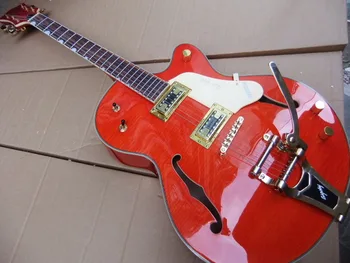 

Free Shipping New Guitar Gretschelectric Guitar 6120 Model Top Quality In Orange 100108