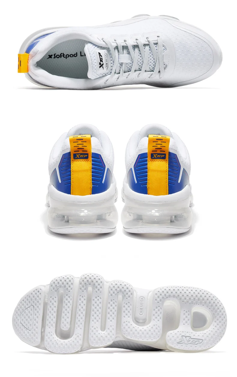 Xtep AIR MEGA, мужские кроссовки для бега, спортивные кроссовки, мужские легкие дышащие кроссовки на воздушной подушке 881119119210