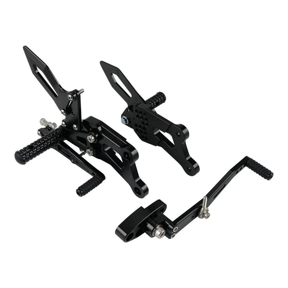 H2CNC мотоцикл Rearset Черный ЧПУ анодированный алюминий для Suzuki GSX-R1000/R- задние наборы