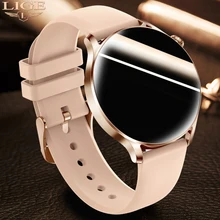 

LIGE Smart Watches Women Bluetooth Call Watch Music Control Sports Wristwatch Fitness Ladies Smartwatch For Huawei Xiaomi iOS