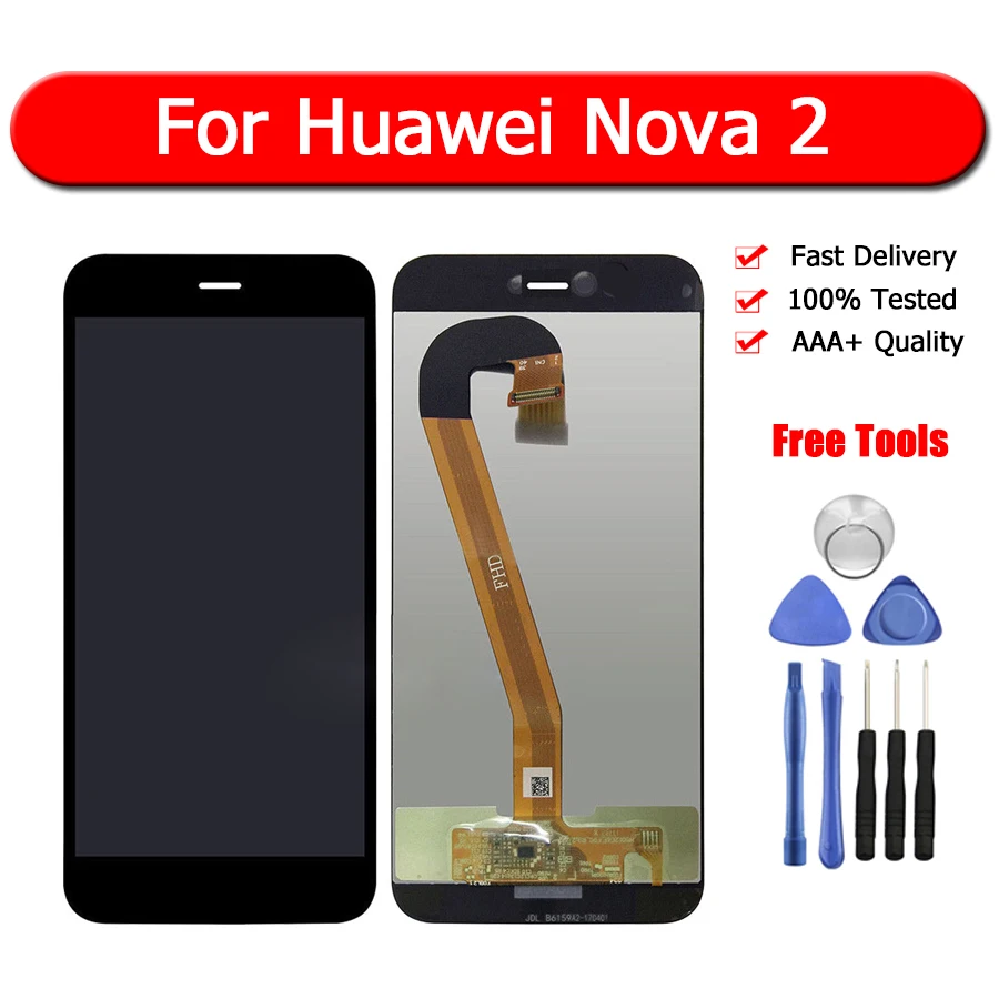 Для Huawei Nova 2 ЖК-дисплей PIC-AL00 PIC-L09 PIC-L29 PIC-TL00 PIC-LX9 Nova2 дисплей сенсорный экран