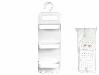 

Giganplast Gps575100 Portasapone Doccia, Bianco, 42.8 x 17.2 x 4.4 cm