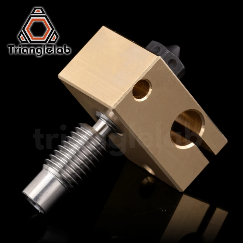 Bico + Bloco Aquecedor de Bronze Atualização para v6 Temperado Liga Titânio Calor Quebra Alta Temperatura Kit Hotend Titan Aço v6 - Imagem 4