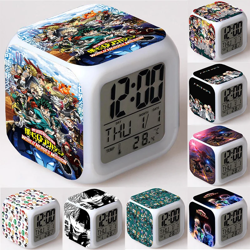 

Детские Настольные часы Boku с термометром и датой для мальчиков и девочек