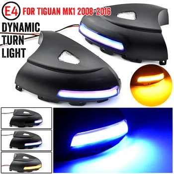 

For Volkswagen Tiguan MK1 2008-2016 LED Dynamic Turn Signal Blinker Sequential Side Mirror Indicator Light Puddle Light