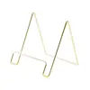Creative Geometric Storage Rack Simple Wrought Iron Organizer Book Stand Multifunction Document Book-Reading Portable Holder 4