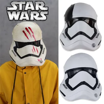 

New Star Wars: The Rise Of Skywalk Stormtrooper Helmet Mask Imperial Stormtrooper PVC Full Head Helmet Adult Party Mask