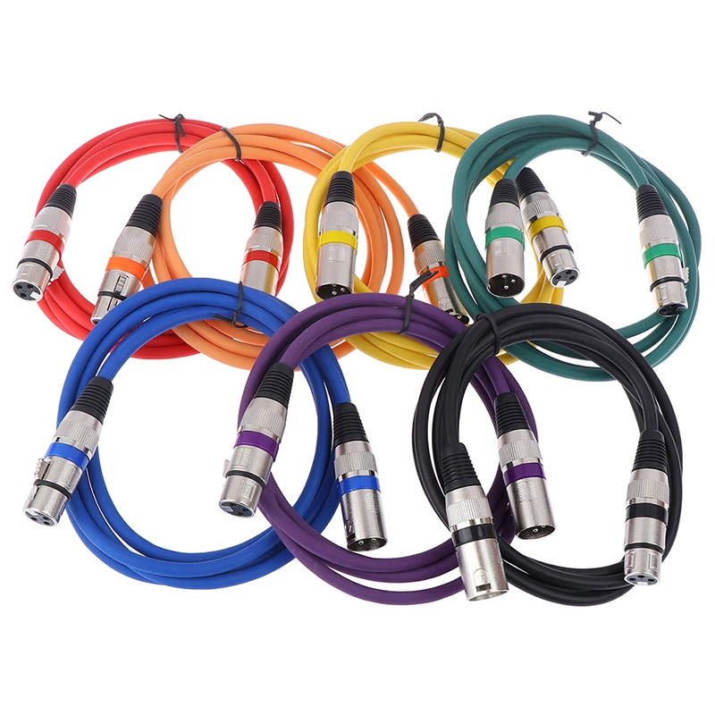 1,8 м 3 Pin XLR папа-мама микрофонный кабель-удлинитель аудио кабель-удлинитель шнур провод линия 6 мм для микрофона