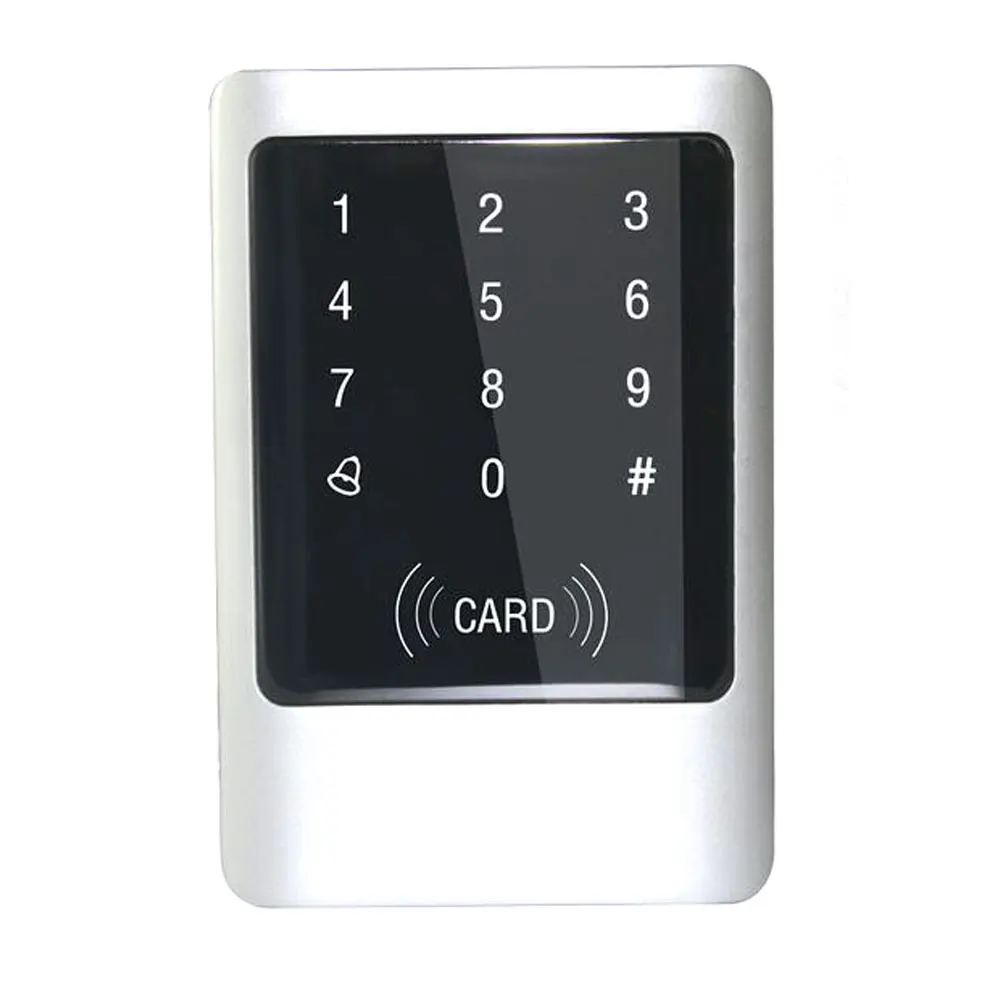 Металлическое устройство контроля доступа с сенсорным управлением RFID ID 125K IP65