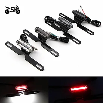 

License Plate LED Light MOTO For YAMAHA XJR 400 1200 1300 FJR 1300 XT 660 Universal Motorcycle Accessories
