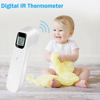 

Digital LCD IR Infrared Thermometer Infrared Forehead Non-touch Baby Adult Temperature Gun Non-contact Forehead Thermometer Lot
