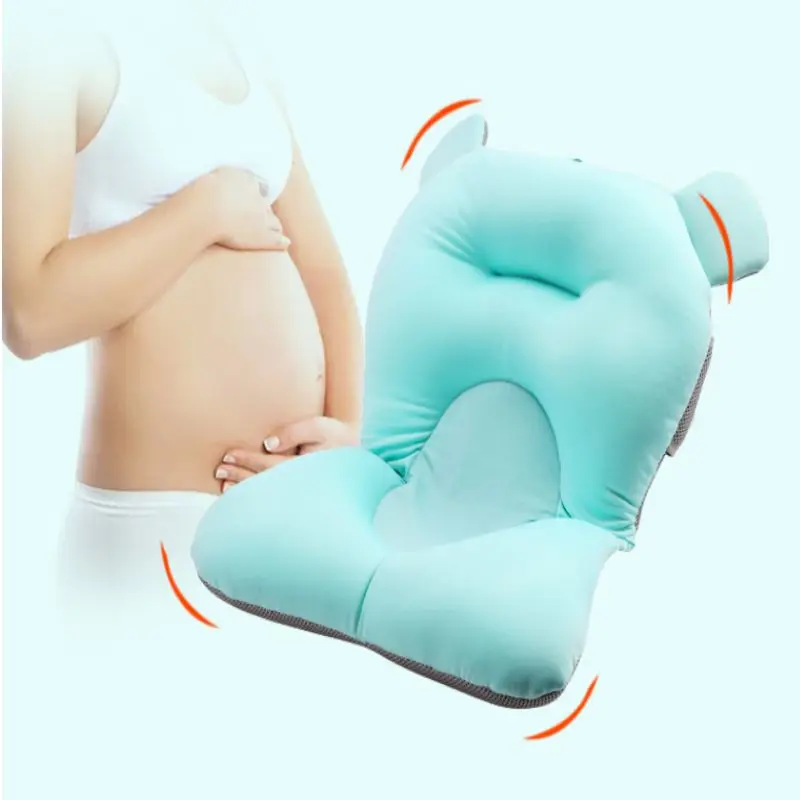 Chuveiro do Bebê Almofada de Banho do Bebê Esteira de Segurança do Bebê Assento de Banho Novo Portátil Antiderrapante Banheira Recém-nascido 1 Beleza e saúde