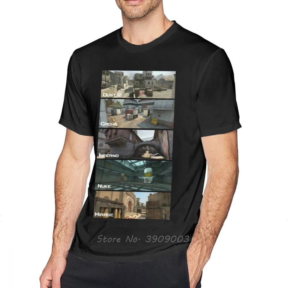 Tee Shirt Counter Strike | Cotton Tee Shirt | Cotton T-shirt | Cotton Tshirt  | Shirt Csgo - T-shirts - Aliexpress