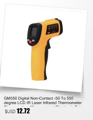 1 шт. GM320 лазерный lcd цифровой ИК инфракрасный термометр измеритель температуры пистолет точечный-50~ 330 градусов Бесконтактный термометр