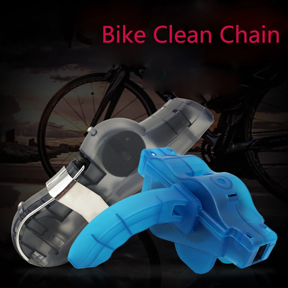 Bicycle Chain Cleaner Cleaning Machine Portable MTB Road Bike Quick Washing Kit Brushes Scrubber