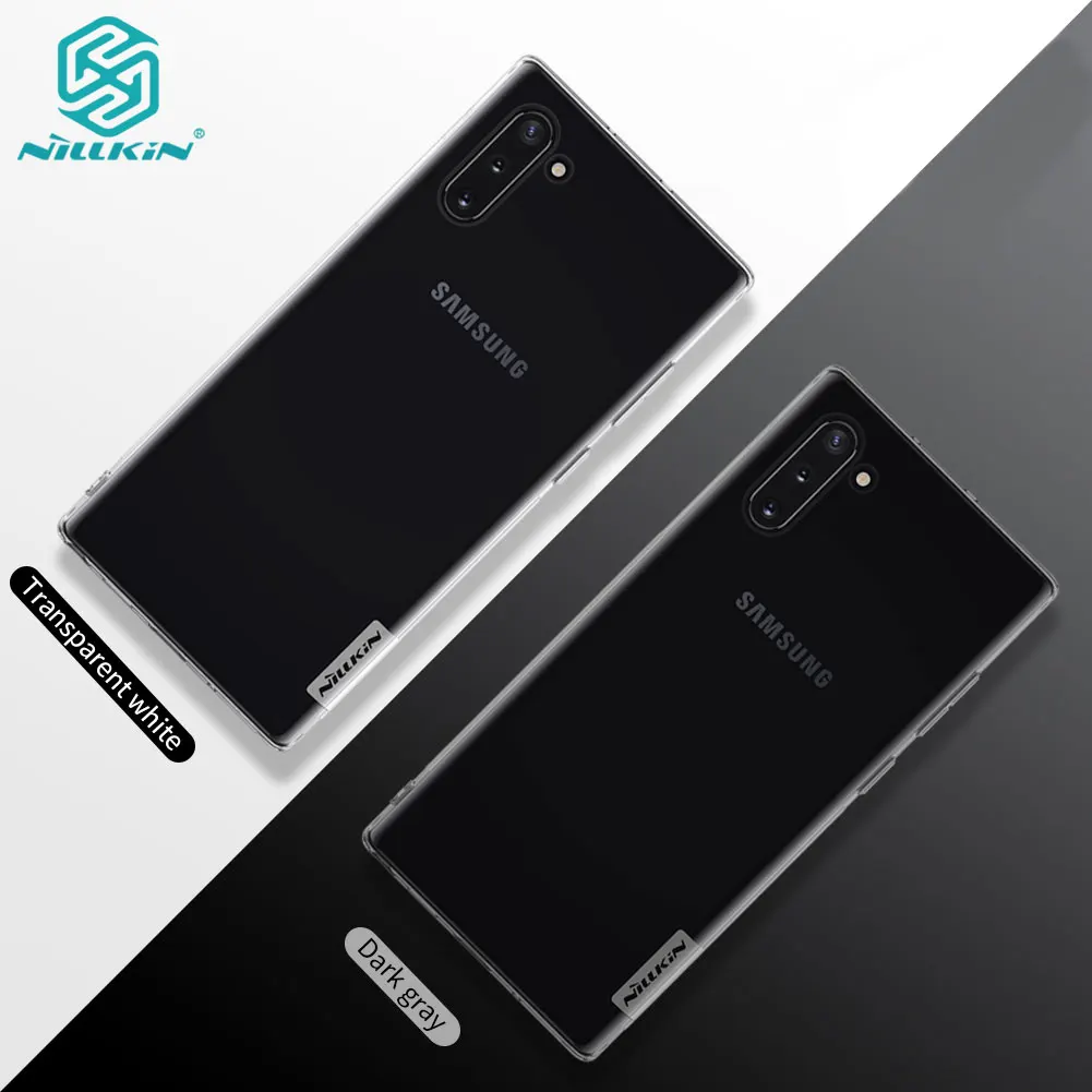 Мягкий чехол для samsung Galaxy Note 10 Note 10+ Note10 Plus Pro Nillkin серия природы Прозрачная Обложка из полиуретана для samsung Note 10 Чехол