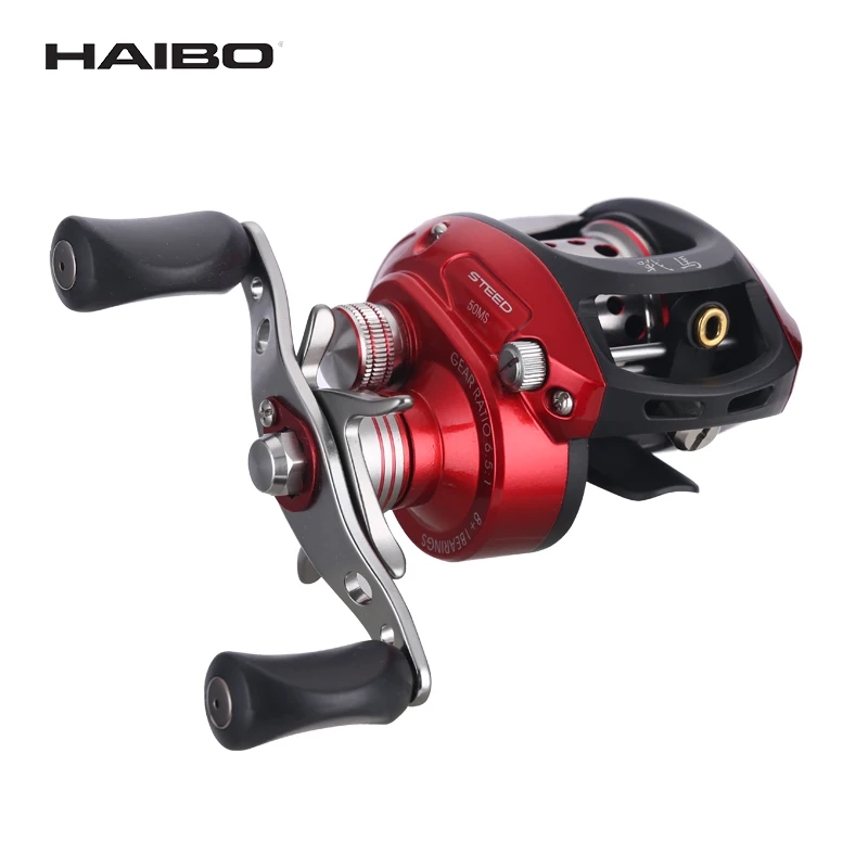  6.5:1 High Speed Baitcasting Reel 9BB Casting Fishing Reel Max Drag Power Carp Fishing Saltwater Fr