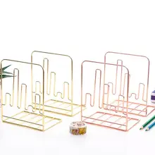 1 пара, креативная электрокардиограмма, форменная Подставка для книг, настольная подставка, органайзер, держатель для хранения, для дома, офиса, полка