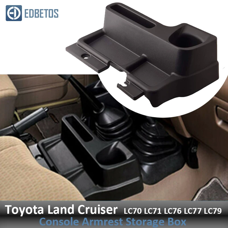 

Toyota Land Cruiser LC70 LC71 LC76 LC77 LC79 VDJ76 VDJ78 VDJ79 Front Center Console Storage Box Cup Holder