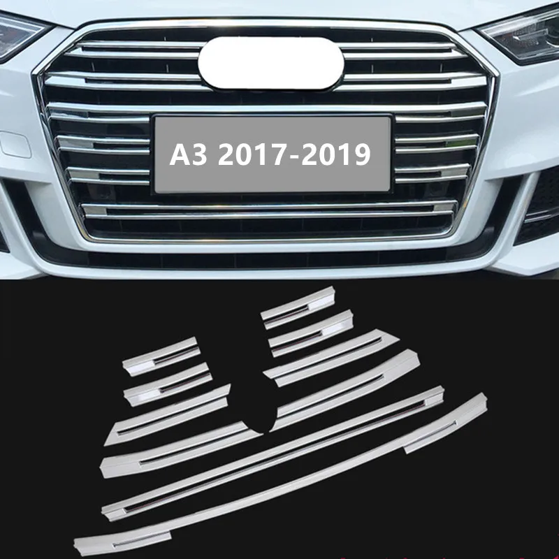 Декоративная накладка на переднюю решетку автомобиля из хромированного АБС