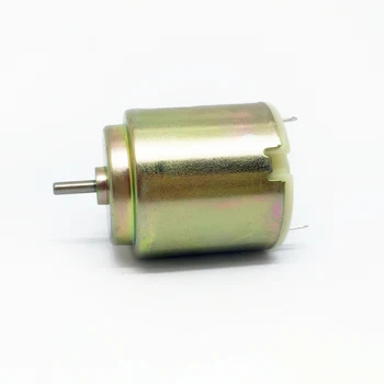 

Gold 260 Micro Motor DC 3-6V 14000 rpm-25000 rpm, Round Motor High Speed High Torque for DIY Toy Model, Shaft Diameter 2mm