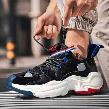 

Men's plus size running shoes air cushion sports shoes breathable shoes men's flat casual shoes ankle coach Zapatos De Hombre