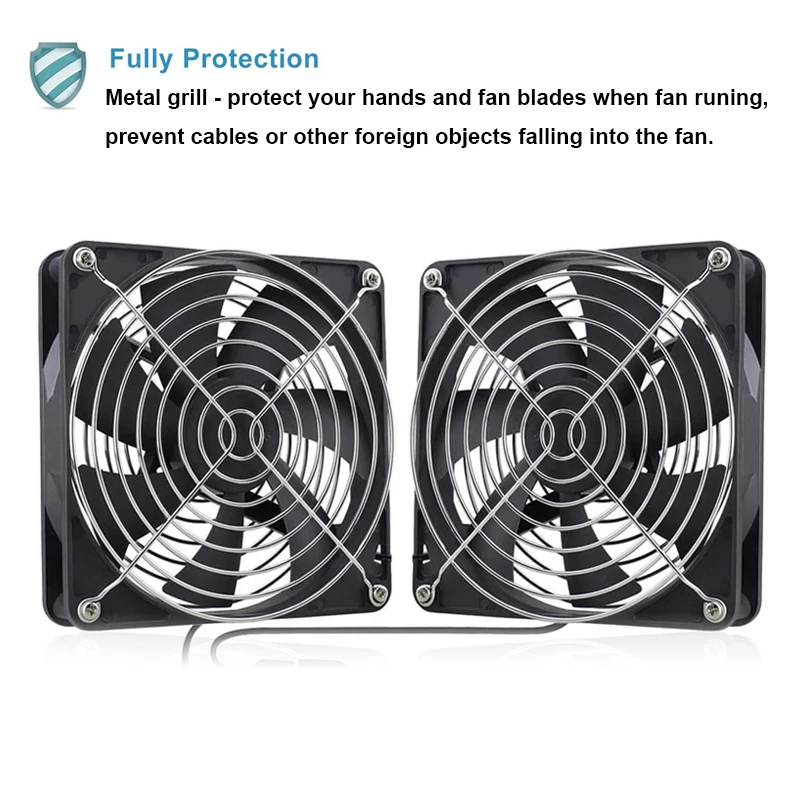 Computer Case Fan Cover Cooling Fan Grill Computer Fan Grill Metal Fan Grill Cover PC Computer 140mm 120mm 90mm 80mm CPU Case Cooler Protector 3D Printer 40mm 60mm Radiator-Silver