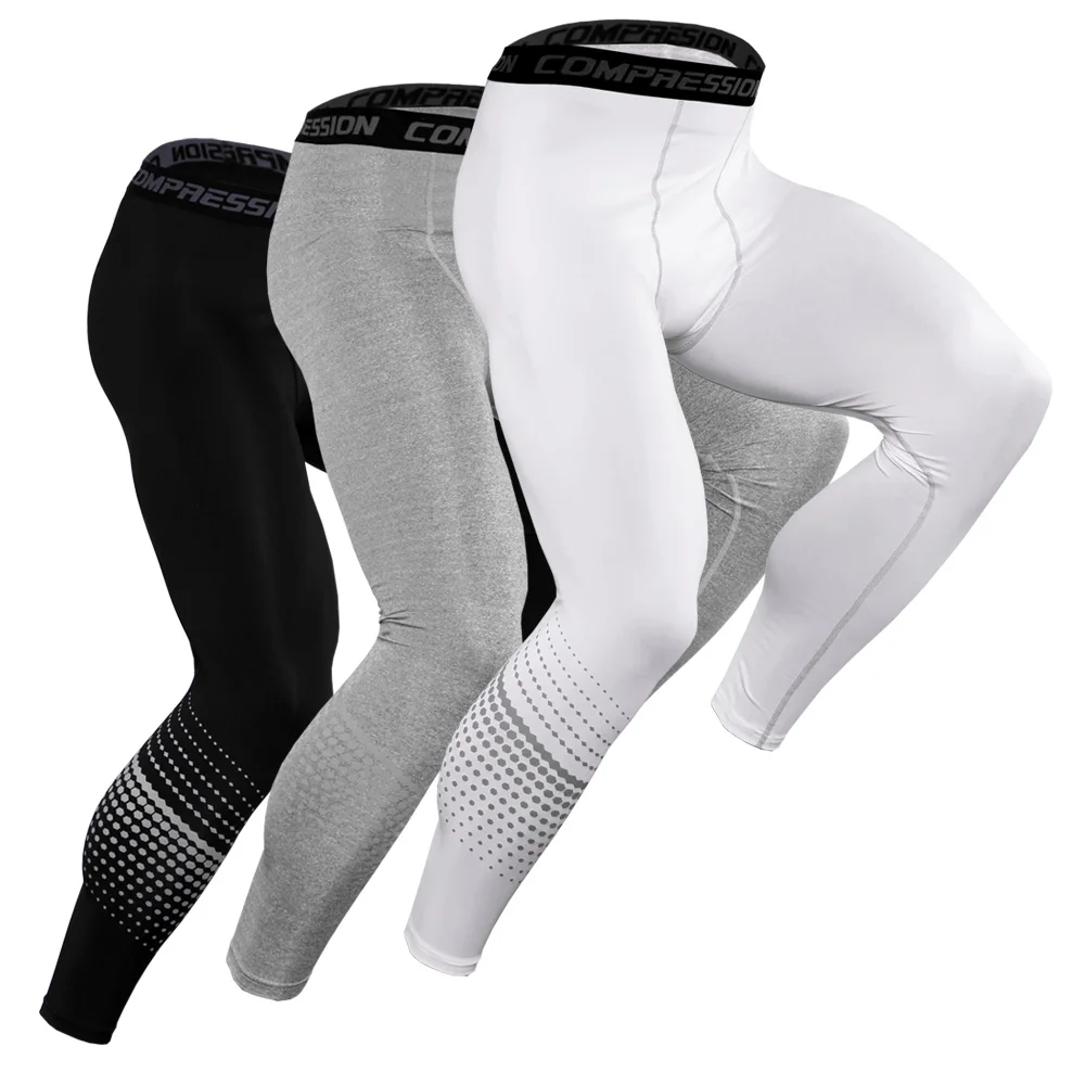 

Compression Leggings Men Sportswear Joggers Pants Men Elastic Quick Dry Sweatpants 2019 Fitness Workout Tight Men Pants Jogger
