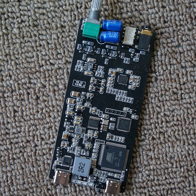 Nicehck Zishan U1 HIFI Portable Type-C USB DAC AK4493 Chip Decoder Amanero XMOS + 4200mAh Fast Charge Power Bank for PC/Android