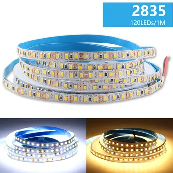 

12V RGB LED Strip Light Waterproof 2835 5M 60Leds 120Leds 12 V LED RGB Light Strip TV Backlight Tape Flexible Tape Ribbon Lamp