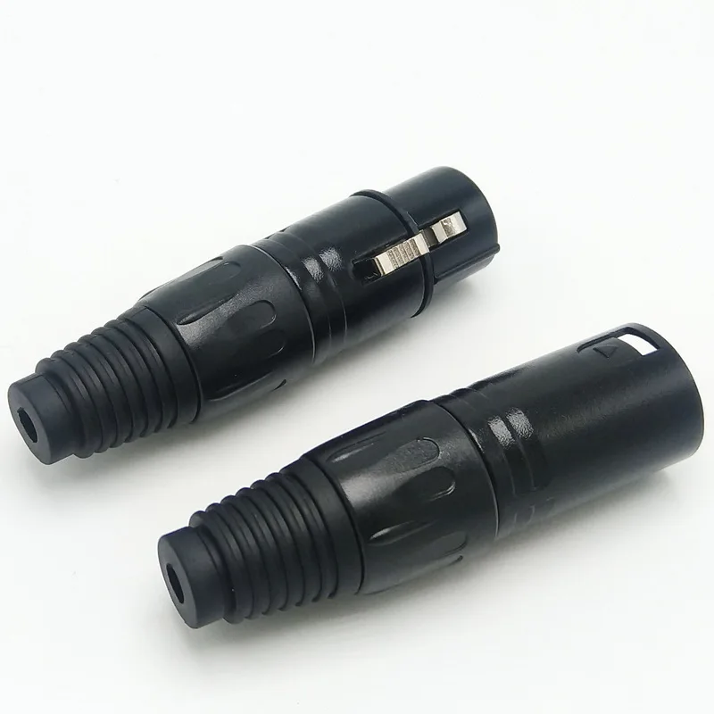 10 шт. позолоченный 3Pin XLR разъем женский и мужской разъем микрофон разъем микрофона адаптер разъем