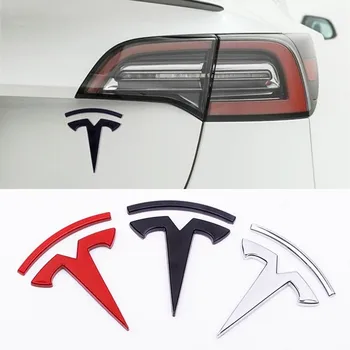

Car Accessories Auto Sticker for Tesla Roadster Cybertuck Model 3 Logo S X Y Badge Emblem Decal Car Rear Exterior Decoration