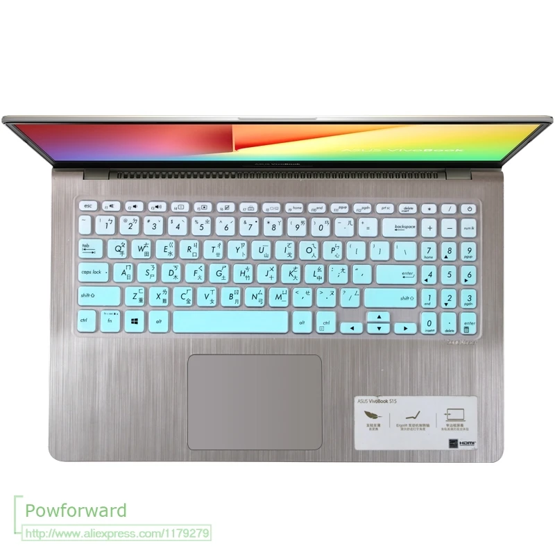 Для ASUS VIVOBOOK S15 K530F K530FN X512 X512FL X512FJ X512UA X512FA X512DA X512UF 15 6 дюйма клавиатура протектор