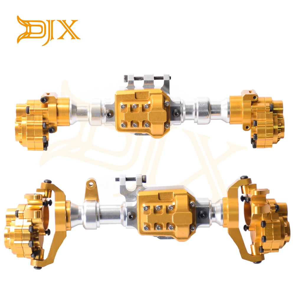 DJX алюминиевый корпус передней и задней осей портала для 1/10 радиоуправляемых