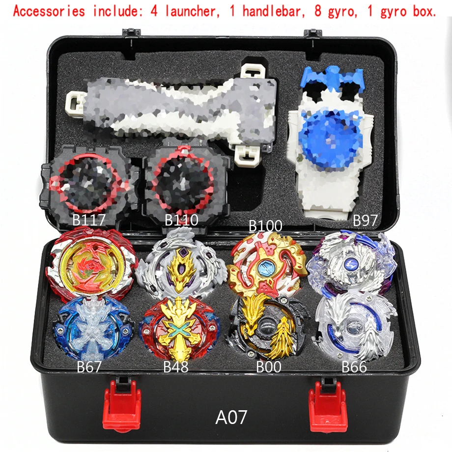 A07 Takara Tomy золотые пусковые установки Beyblade Burst игрушки Арена Bey Blade и Bayblade Bable Слива фафнир Металл Blayblade - Цвет: A07