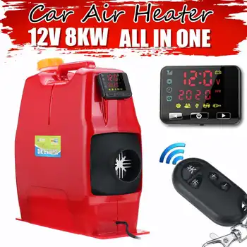

HCalory 8KW 12V/24V Car Heater All In One Air Diesels Heater One Hole Car Heater With LCD Key Switch for RV Boat Truck