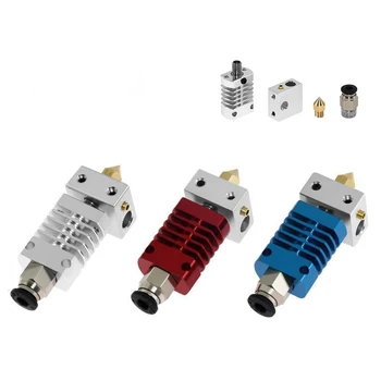 

3D Printer Parts Full Metal J-head Hotend MK8 Extruder Kit For CR-10 CR-10S 3D V6 Bowden Extruder 1.75/0.4MM Nozzle