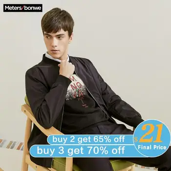 

Metersbonwe autumn New Men's Casual Jackets for Men Jogger Fashion Jacket Baseball Jackets Men Street Jacket 734491