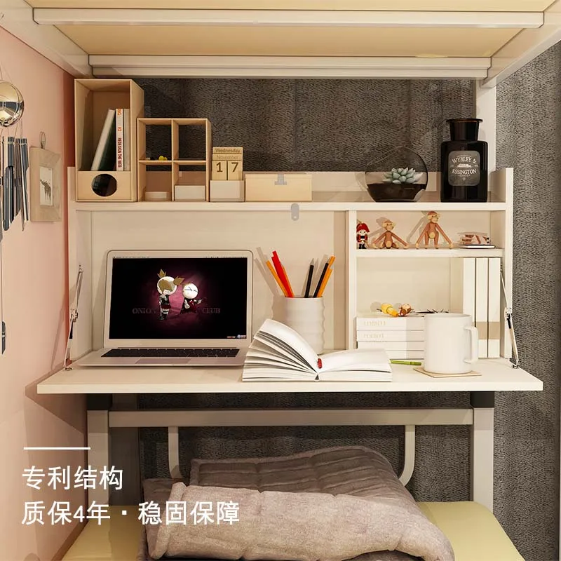 Студенческая кровать-экспонат, компьютерный стол, стеллаж для хранения двухъярусной кровати, полка для хранения в спальню, артефакт