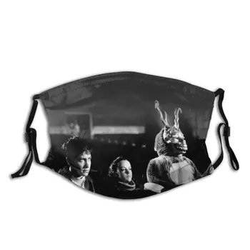 

Scary Rabbit Mouth Face Mask DONNIE DARKO Facial Mask Cool Adult Polyester with Filters Mask