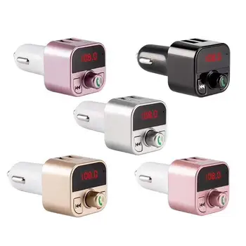 

Wireless Bluetooth Handsfree Car Kit FM Transmitter Automobile Music Audio Receiver Adapter Car MP3 Player Car Usb Charger