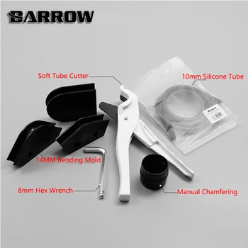

BARROW YRT Tool Kit Use for OD14mm + ID10mm PETG Pipe + Cutter + 14mm Bending Mold + 10mm Diameter Silicone Bar + Hex Wrench Set