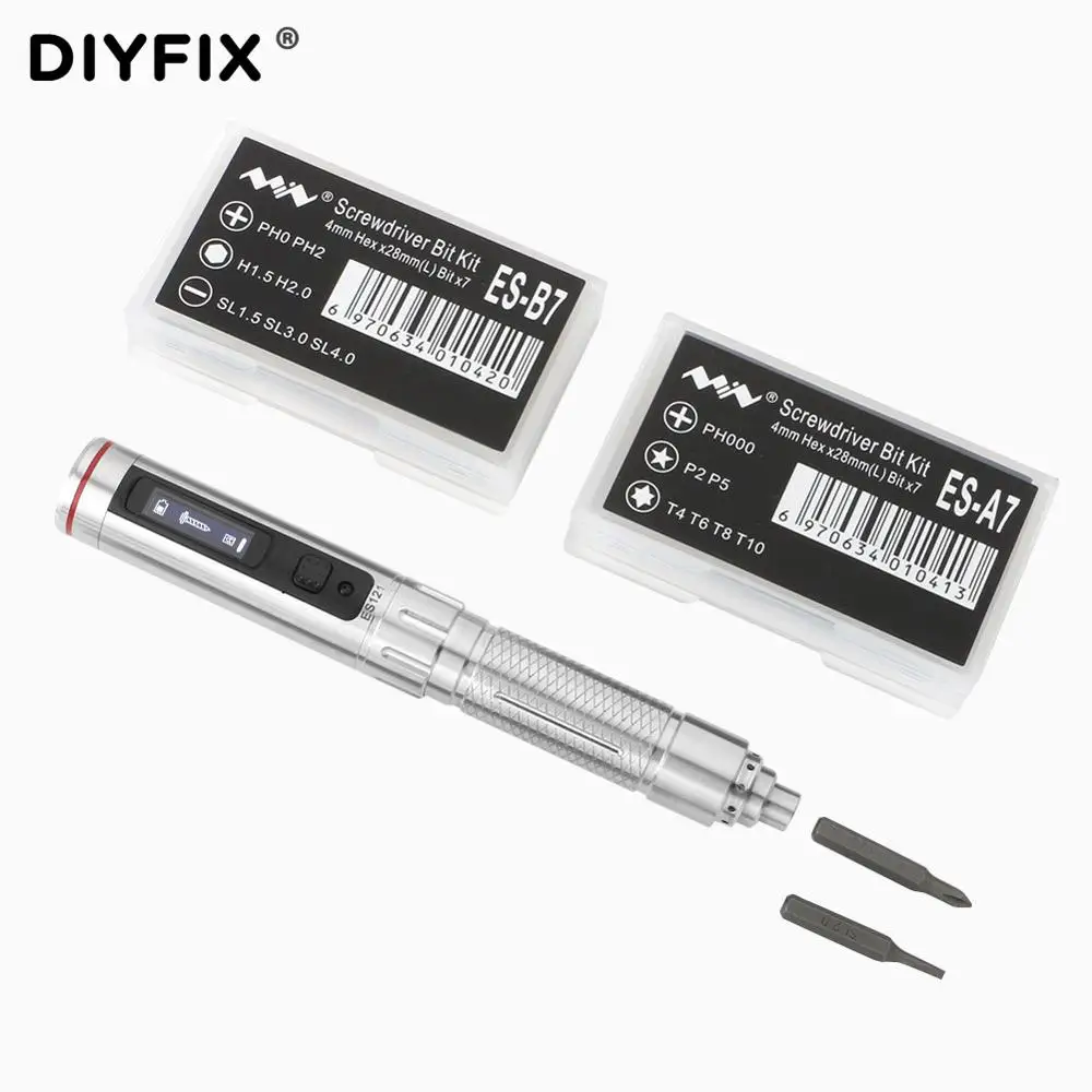

Mini Precision Cordless Electric Screwdriver Set Smart Motion Control Mobile Phone Glasses RC Drone Repair Hand Tools Set ES121