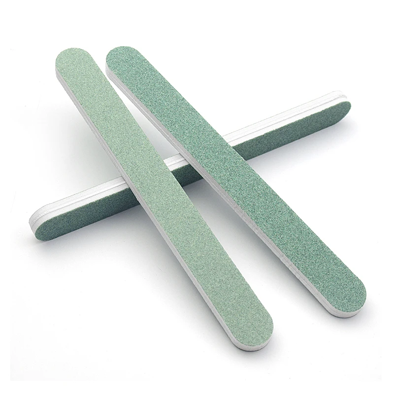 50Pcs/lot Professional Nail File Accessories Grit 120/180 Green Sanding Blocks All UV Gel Emery Board File Set New Sandpaper Hot