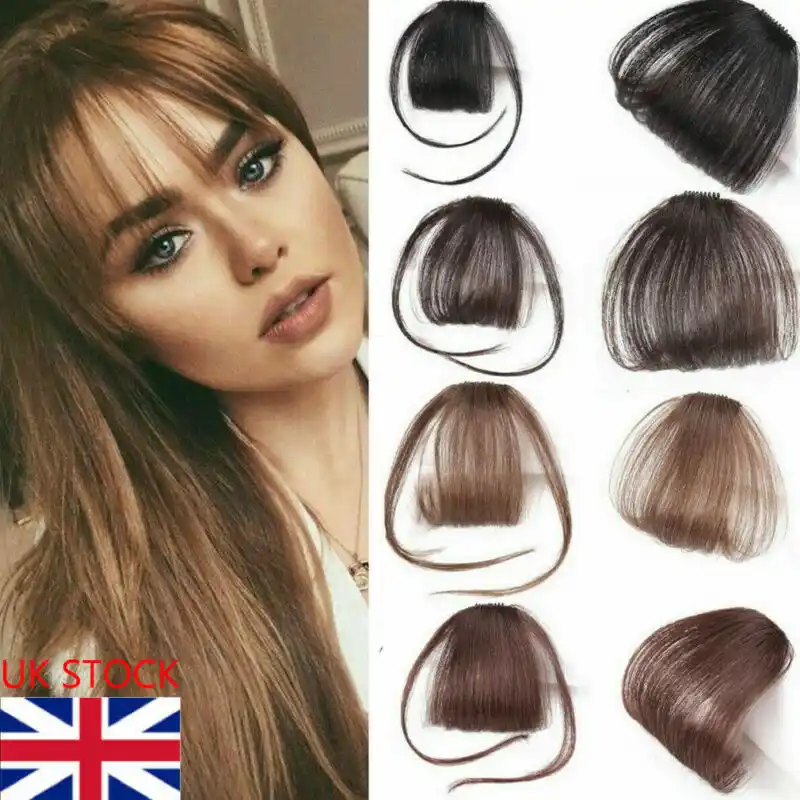Hair Extension Thin Air Neat Wispy Bangs 2019 Newest Fashion Real