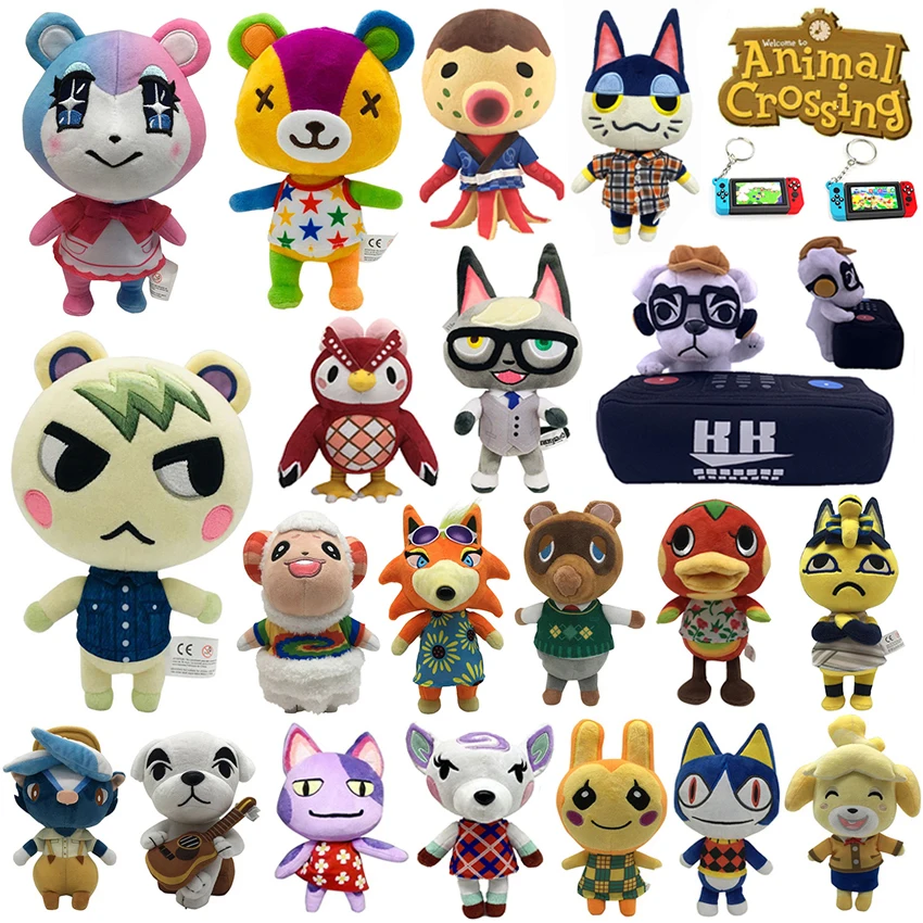 

Hot 21cm Animal Crossing Plush Toy Amiibo Marshal Rare NFC Stuffed Toys For Nintendo Switch NS Games Toys For Children Anime