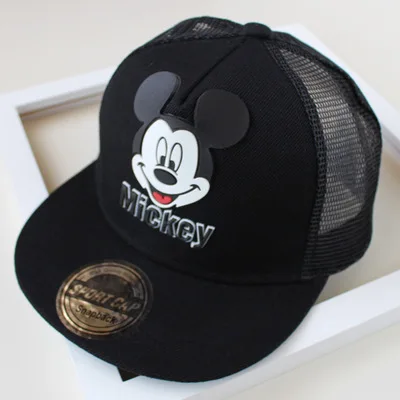 С Микки Маусом Минни детская бейсболка дети Snapback кепки от солнца Шапки Back To школьная шляпа, мостового проветрить регулируемая бейсболка - Цвет: 3