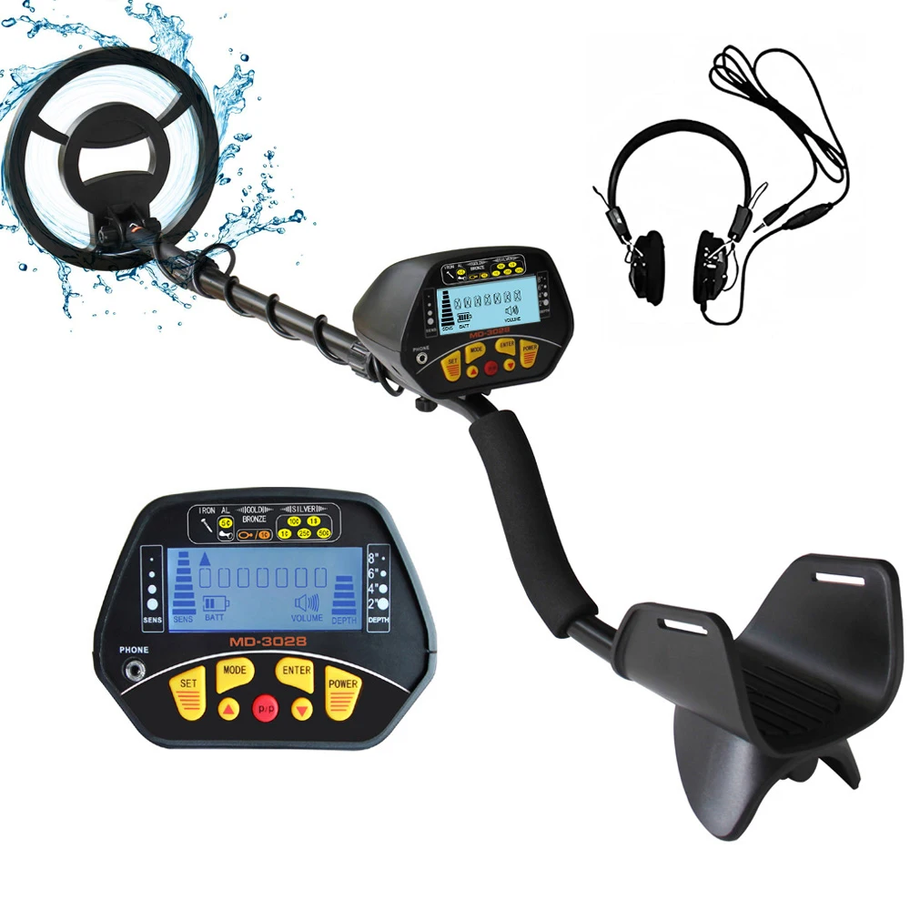 Metal Detector MD 3028 High Sensitivity Outdoor Gold Digger with LCD