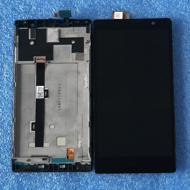 

Original LCD Frame For Lenovo K80 K80M P90 Axisinternational LCD Screen Display+Touch Digitizer For Lenovo K80M Display Frame